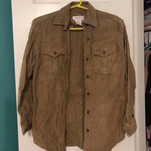 Jones New York leather sports jacket